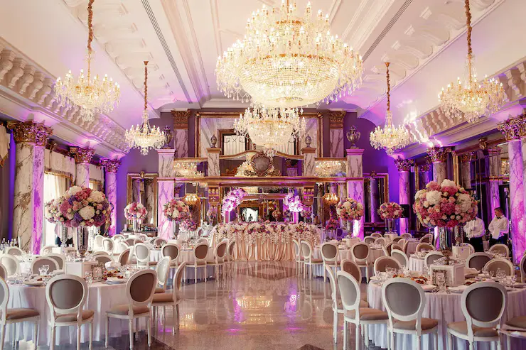 Luxury wedding car rental in Islamabad with decorated Prado and Civic